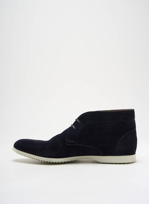 Bottines/boots nubuck bout rond bleu HUGO BOSS homme