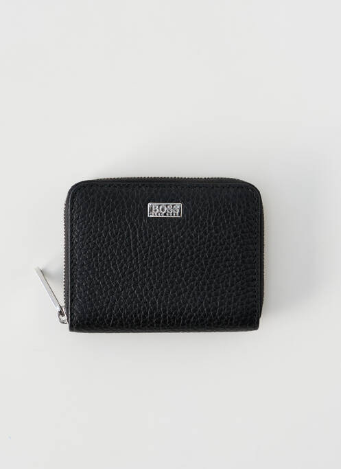 Porte-monnaie noir HUGO BOSS pour homme