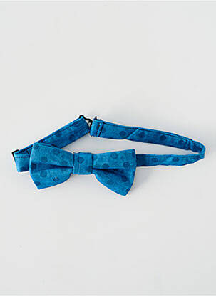 Noeud papillon imprimé pois bleu STRADA homme