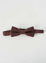 Noeud papillon marron STRADA pour homme seconde vue