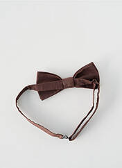 Noeud papillon marron STRADA pour homme seconde vue