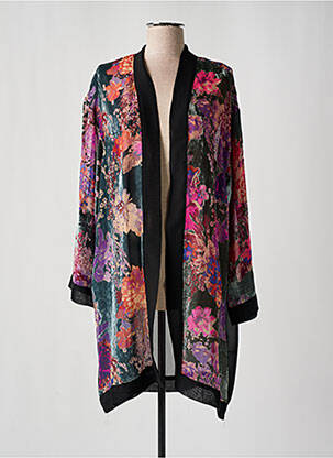 Déshabillé manches longues noir ROSE POMME femme