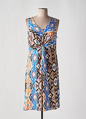 Robe mi-longue bleu VANIA pour femme seconde vue