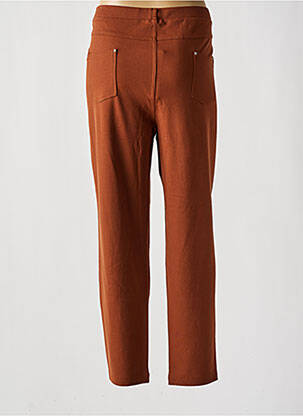 Pantalon slim poches marron HAJO femme