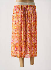 Jupe mi-longue orange JULIE GUERLANDE pour femme seconde vue