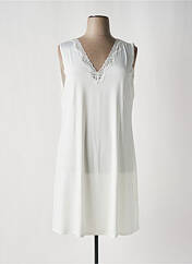 Jupon /Fond de robe blanc ROSE POMME pour femme seconde vue