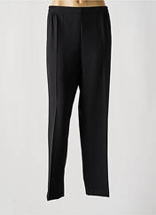 Pantalon droit noir GEVANA pour femme seconde vue
