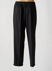 Pantalon droit noir GEVANA pour femme seconde vue
