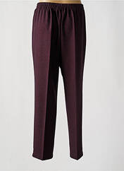 Pantalon droit violet GEVANA pour femme seconde vue