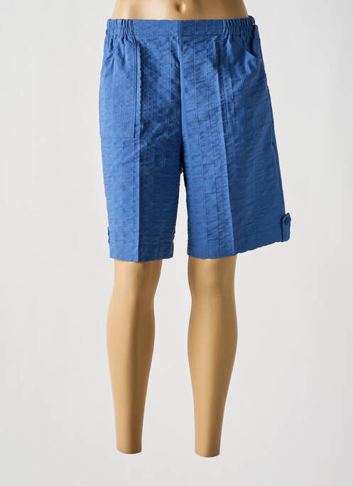 Bermuda bleu GEVANA pour femme