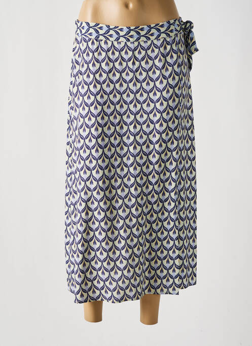 Jupe longue bleu JULIE GUERLANDE pour femme