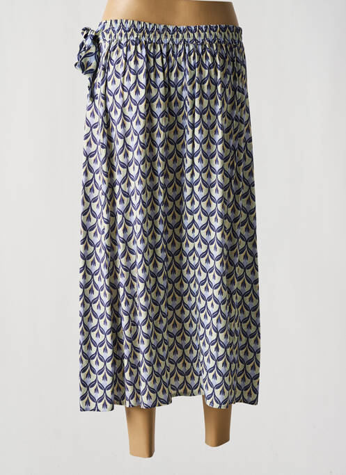 Jupe longue bleu JULIE GUERLANDE pour femme