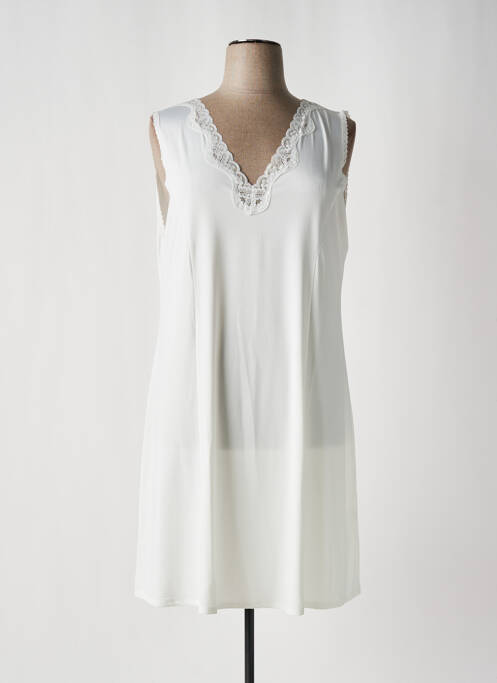 Jupon /Fond de robe blanc ROSE POMME pour femme