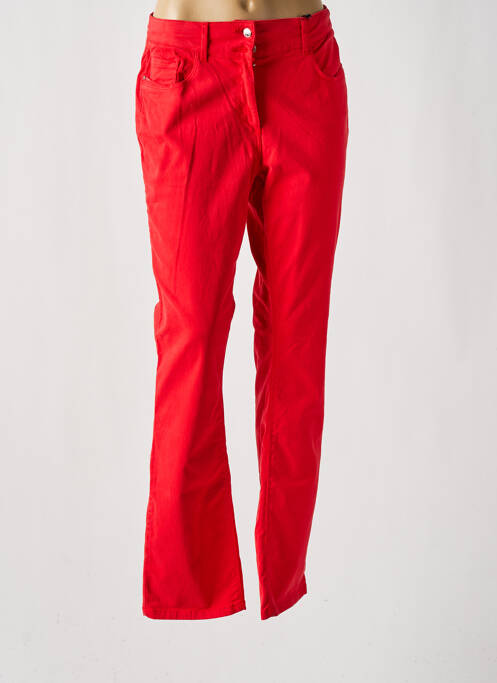 Pantalon flare rouge JULIE GUERLANDE pour femme