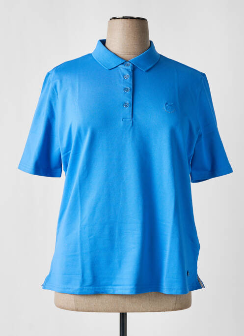 Polo bleu HAJO pour femme