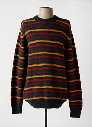 Pull col rond manches longues gris HAJO homme