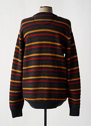 Pull col rond manches longues gris HAJO homme