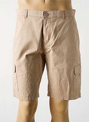 Bermuda coupe droite beige HAJO homme