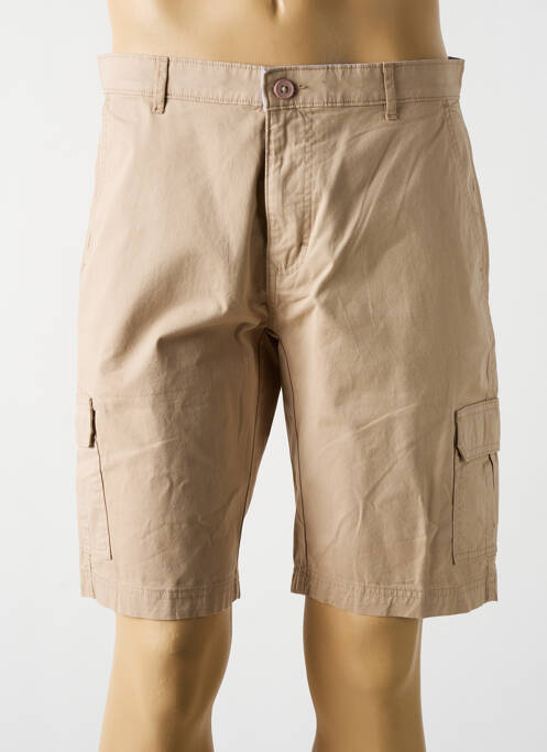 Bermuda coupe droite beige HAJO homme
