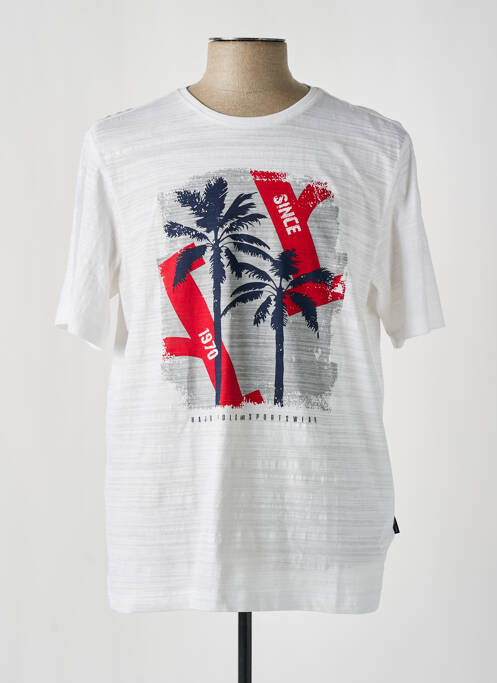 T-shirt blanc HAJO pour homme