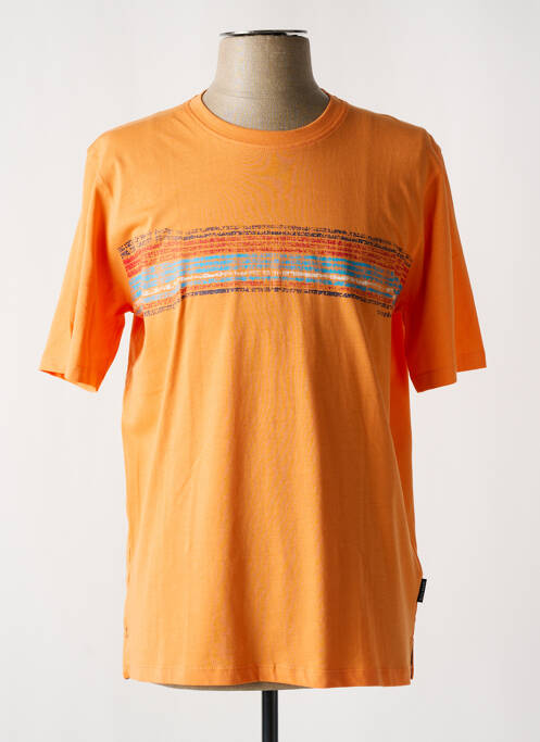 T-shirt orange HAJO pour homme