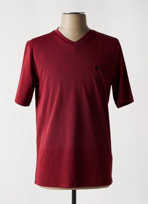 T-shirt rouge HAJO pour homme