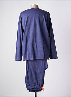 Pyjama col v violet ROSE POMME homme