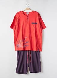 Pyjama bas short rouge ROSE POMME homme