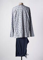 Pyjama bleu HAJO pour homme seconde vue