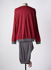 Pyjama rouge HAJO pour homme seconde vue