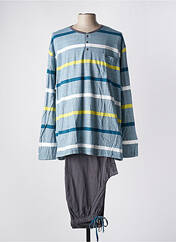 Pyjama vert HAJO pour homme seconde vue