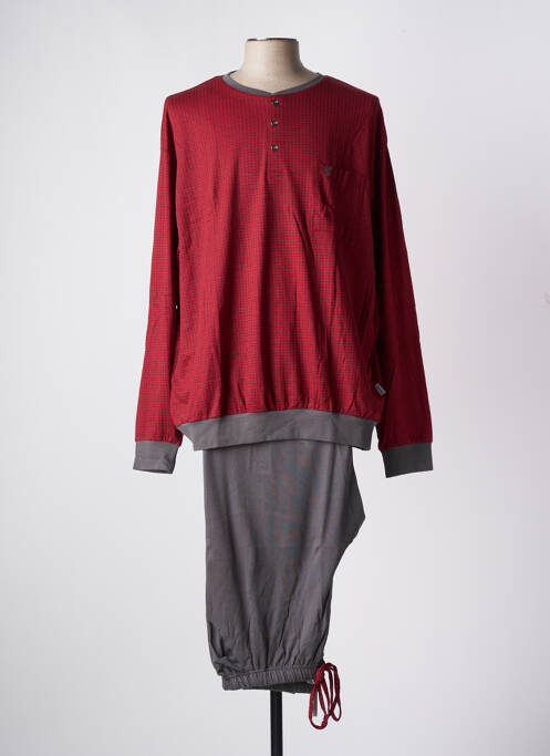 Pyjama rouge HAJO pour homme
