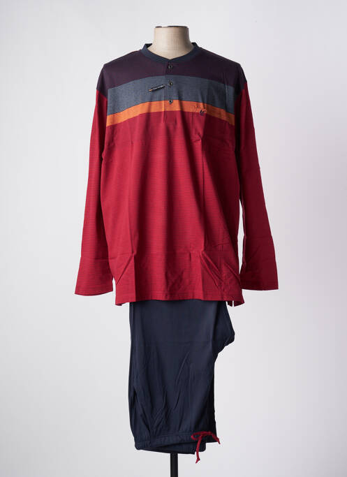 Pyjama rouge HAJO pour homme