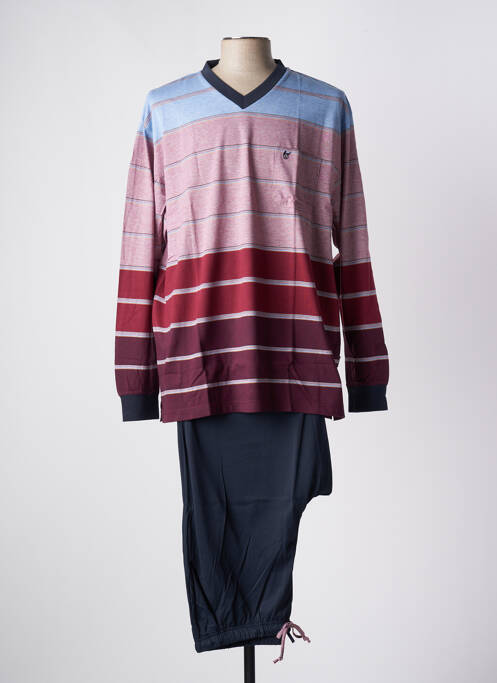 Pyjama rouge HAJO pour homme