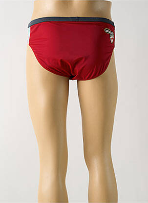 Slip de bain effet matière satinée rouge TRIUMPH homme