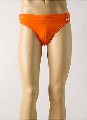 Slip de bain effet matière satinée orange TRIUMPH homme