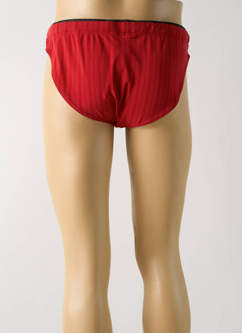 Slip de bain imprimé rayures rouge TRIUMPH homme