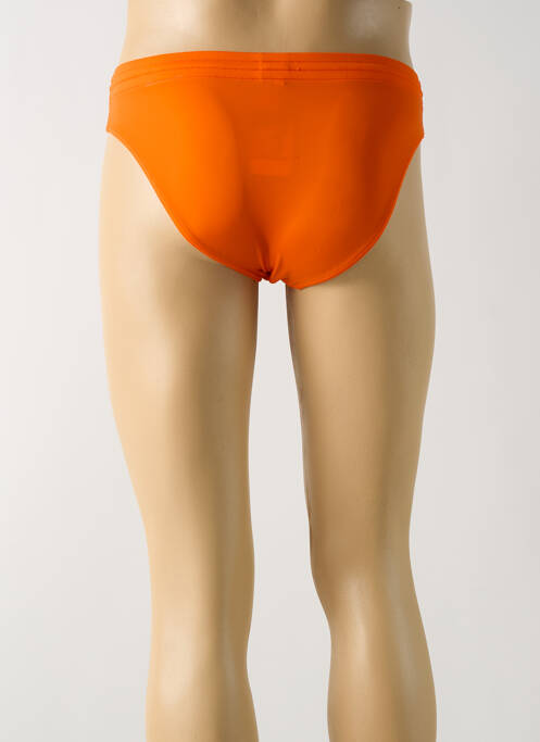 Slip de bain effet matière satinée orange TRIUMPH homme