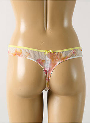 Tanga stretch jaune MARIE JO femme