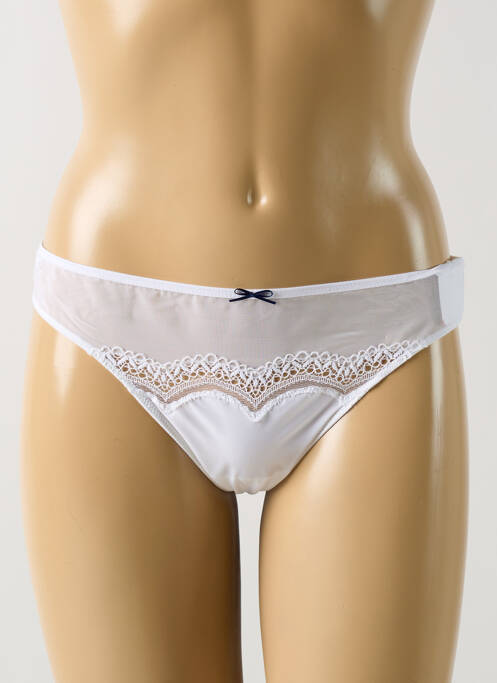 Tanga blanc MARIE JO pour femme