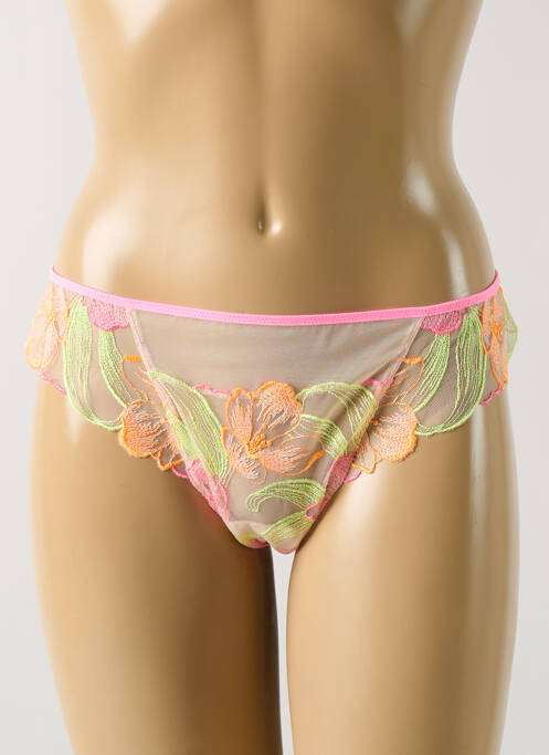 Tanga rose MARIE JO pour femme