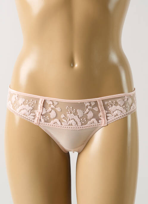 Tanga rose SIMONE PERELE pour femme
