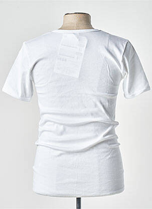 T-shirt coupe cintrée manches courtes blanc ACHEL homme