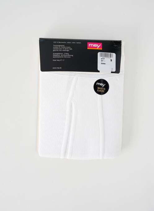 Pyjama blanc MEY pour homme