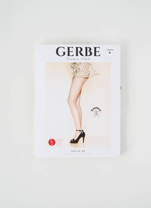 Collants marron GERBE pour femme