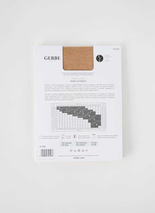 Collants chair GERBE pour femme