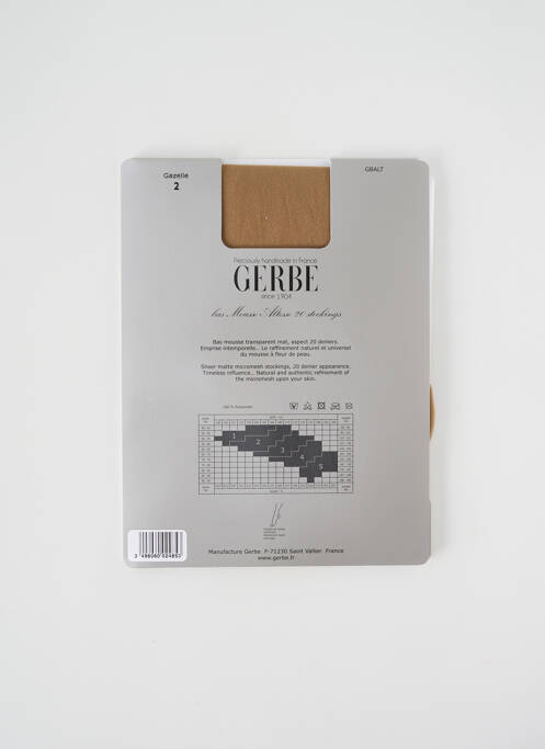 Bas chair GERBE pour femme