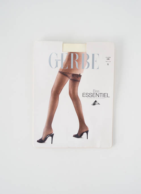 Bas blanc GERBE pour femme