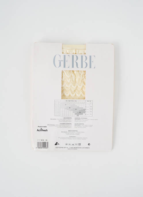 Bas blanc GERBE pour femme