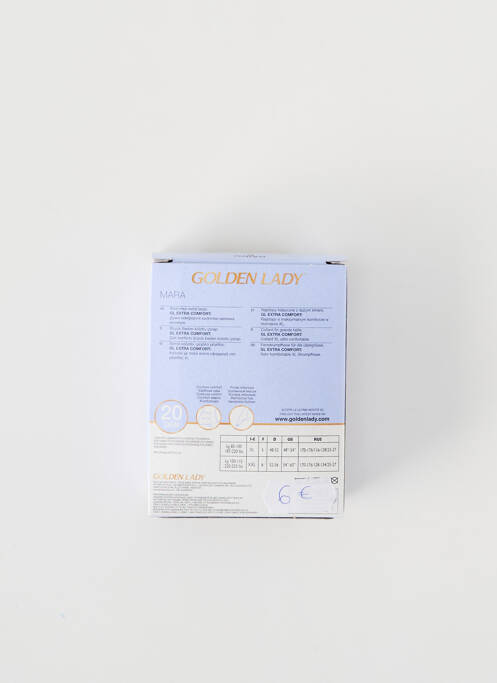 Collants marron GOLDEN LADY pour femme